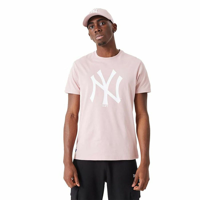 Tricou cu Mânecă Scurtă New Era MLB League Essentials New York Yankees Roz deschis Unisex