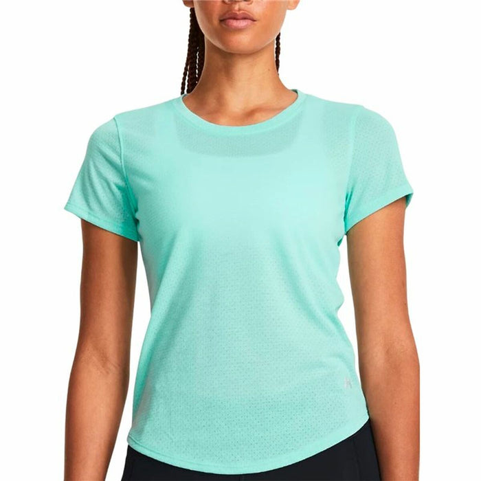 Tricou cu Mânecă Scurtă Femei Under Armour Streaker Ss Acvamarin