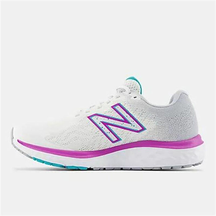 Încălțăminte de Running pentru Adulți New Balance Fresh Foam 680v7 Femeie Alb