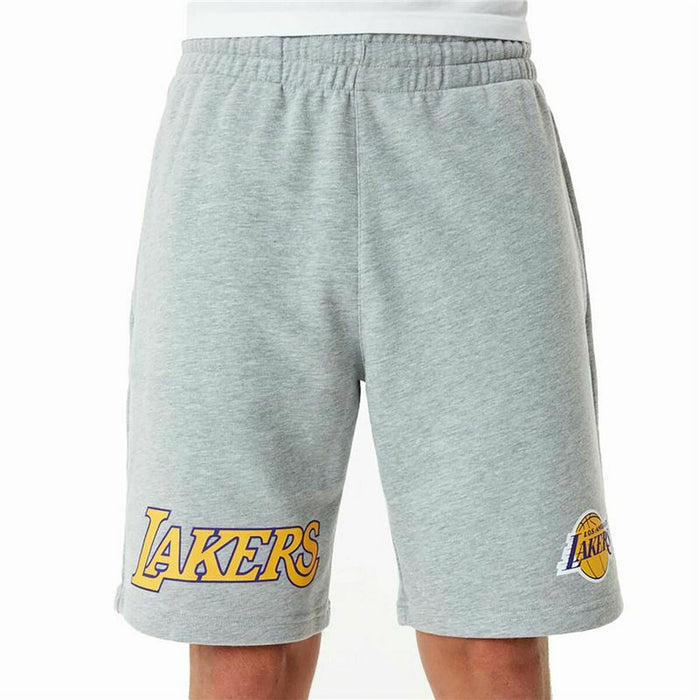 Pantalon Scurt Sport New Era LA Lakers Gri
