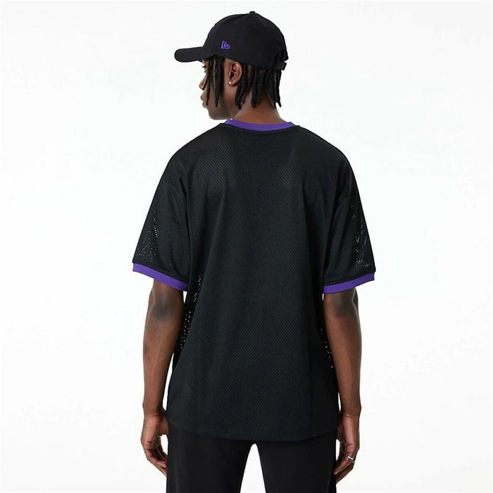 Tricou de baschet New Era Mesh LA Lakers Negru
