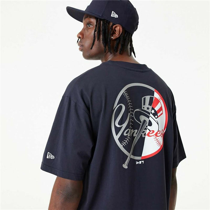 Tricou New Era MLB Graphic New York Yankees Bleumarin Bărbați