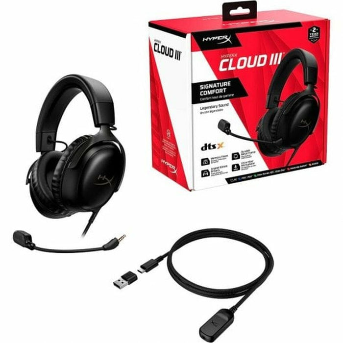 Căști cu Microfon Hyperx 727A8AA Negru