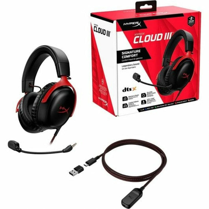 Căști cu Microfon Hyperx 727A9AA Roșu Roșu/Negru