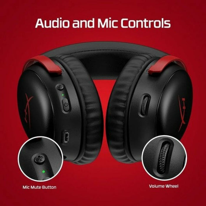 Căști cu Diademă Hyperx 77Z46AA Roșu