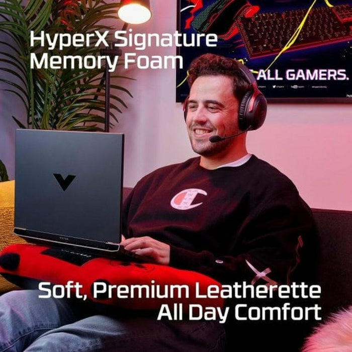 Căști cu Diademă Hyperx 77Z46AA Roșu
