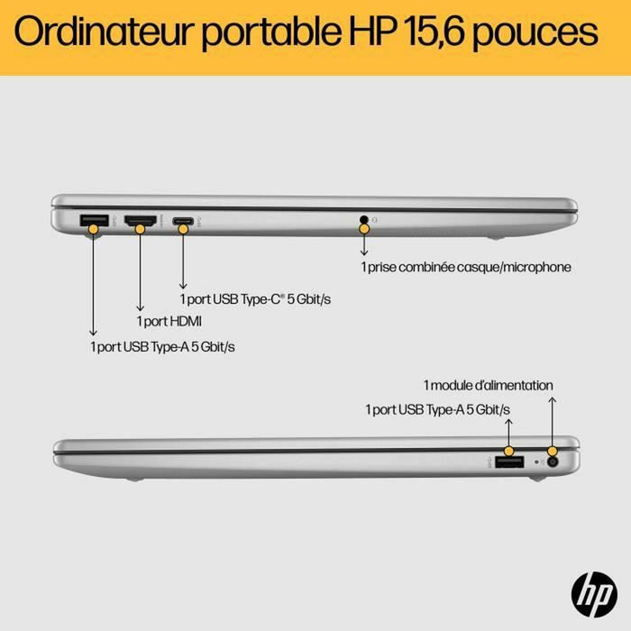 Laptop HP FC0071NF 15,6" ryzen 5-7520u 16 GB RAM 512 GB Azerty Franceză