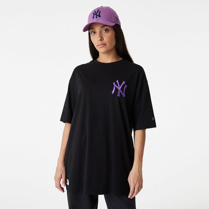 Tricou cu Mânecă Scurtă Bărbați New Era TEE NEYYAN BLKPNO 60416425 Negru