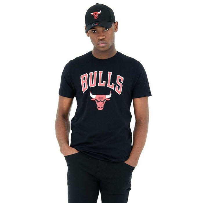 Tricou cu Mânecă Scurtă Bărbați New Era NOS NBA CHIBUL 60416749 Negru