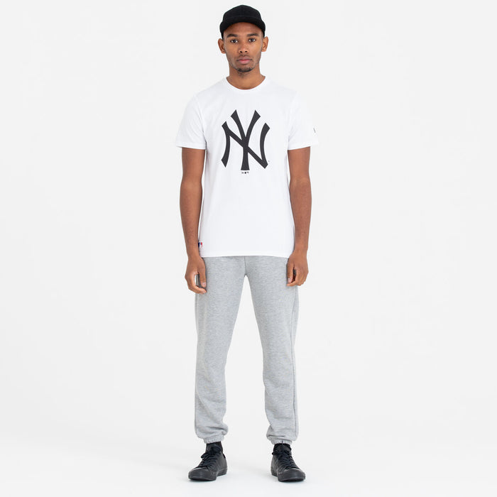 Tricou cu Mânecă Scurtă Bărbați New Era NOS MLB NEYYAN 60416755 Alb