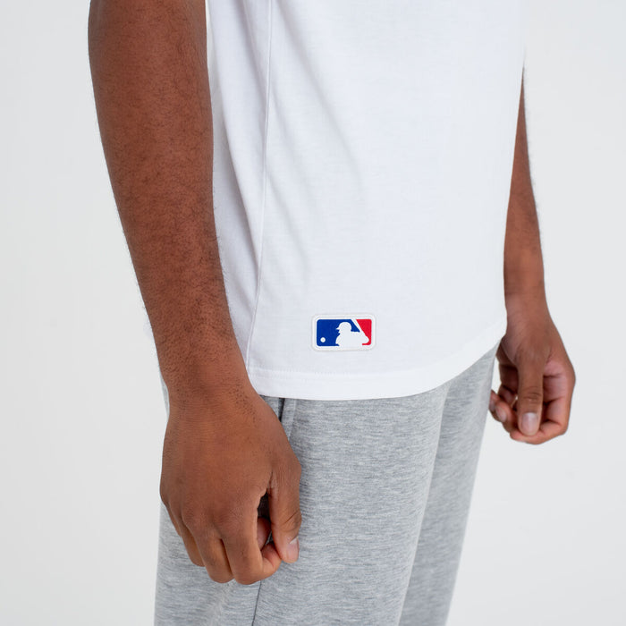 Tricou cu Mânecă Scurtă Bărbați New Era NOS MLB NEYYAN 60416755 Alb