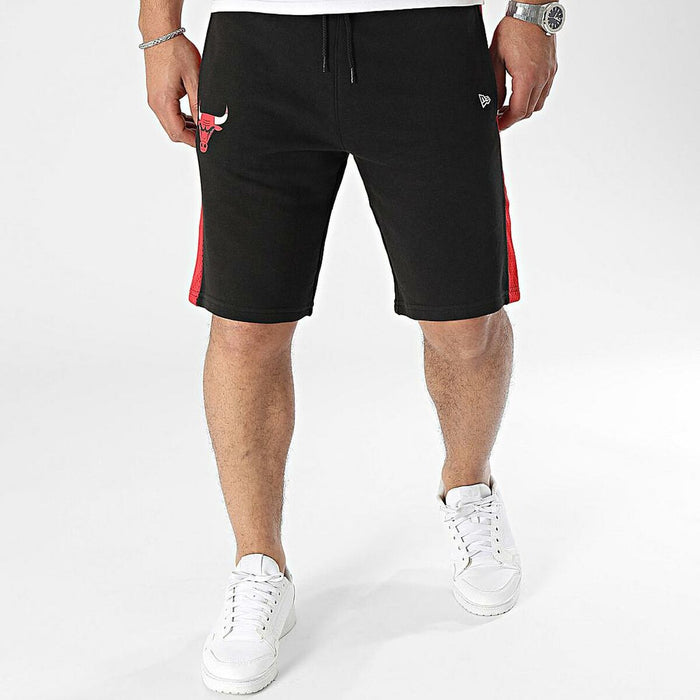 Pantaloni Scurți Sport pentru Bărbați New Era NBA MESH PANEL OS SHORTS CHIBUL 60435477 Negru