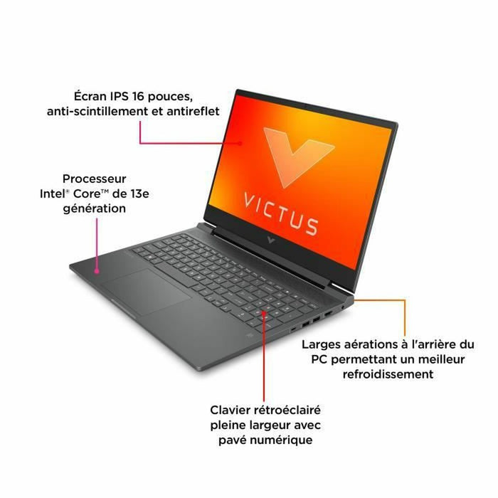 Laptop HP 16,1" intel core i5-13500h 16 GB RAM Azerty Franceză