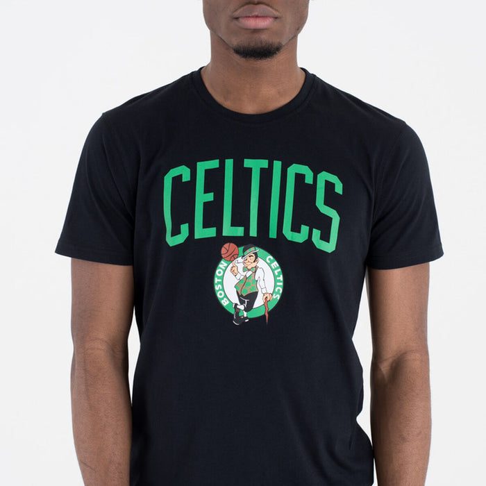 Tricou cu Mânecă Scurtă Bărbați New Era NOS NBA BOSCEL 60505459  Negru