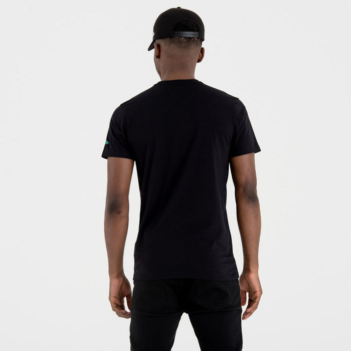 Tricou cu Mânecă Scurtă Bărbați New Era NOS NBA BOSCEL 60505459  Negru