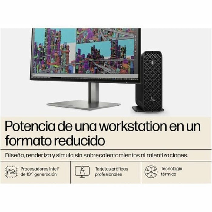 PC cu Unitate HP Z2 Mini G9 Intel Core i7-13700 16 GB RAM 512 GB SSD NVIDIA RTX A2000
