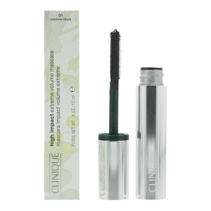 Mascara Clinique High Impact, pentru volum, nuanța 01 Extreme Black, 10 ml