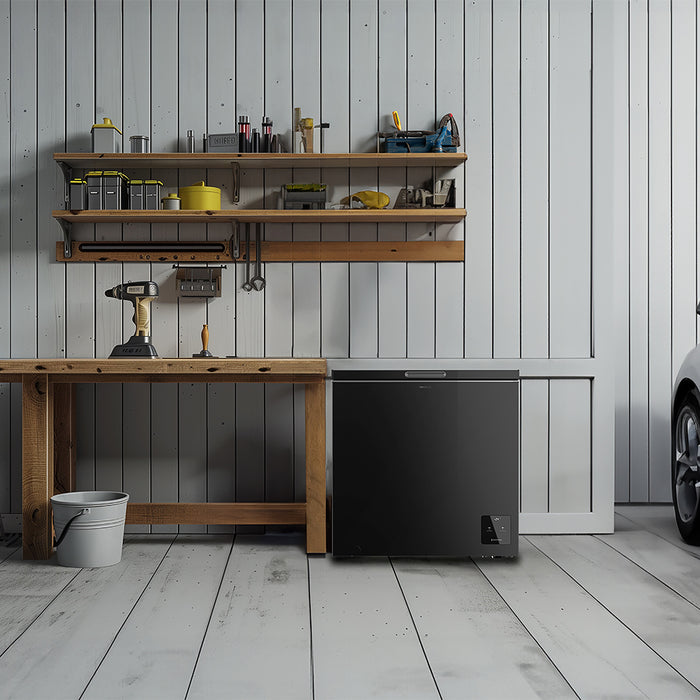 Ladă frigorifică Cecotec Bolero CoolMarket Chest 199 Black E, 199 l, clasa E, neagră