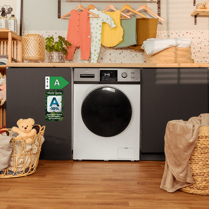 Mașină de spălat rufe Cecotec Bolero Dresscode 10410 Inverter A, 10 kg, 1400 rpm, 16 programe, clasa A