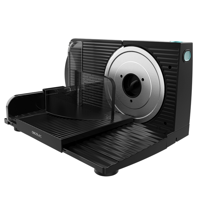 Feliator electric Cecotec Rock’nCut Shuriken ProBlades, 150 W, disc de 17 cm, grosime de tăiere 0–15 mm, negru