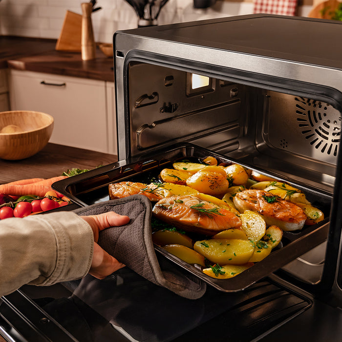 Cuptor cu abur Cecotec Bake&Steam 4000 Combi Gyro Advance, 40 l, 2400 W, 8 funcții