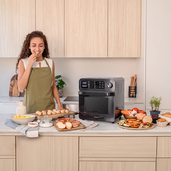 Cuptor-friteuză cu aer cald Cecotec Bake&Fry 1500 Touch, 15 l, 1700 W, 10 funcții