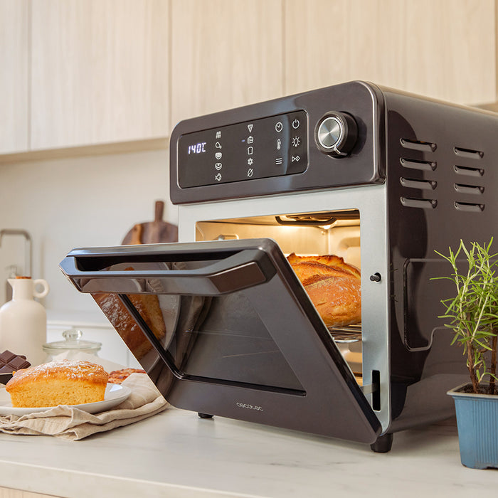 Cuptor-friteuză cu aer cald Cecotec Bake&Fry 1500 Touch, 15 l, 1700 W, 10 funcții