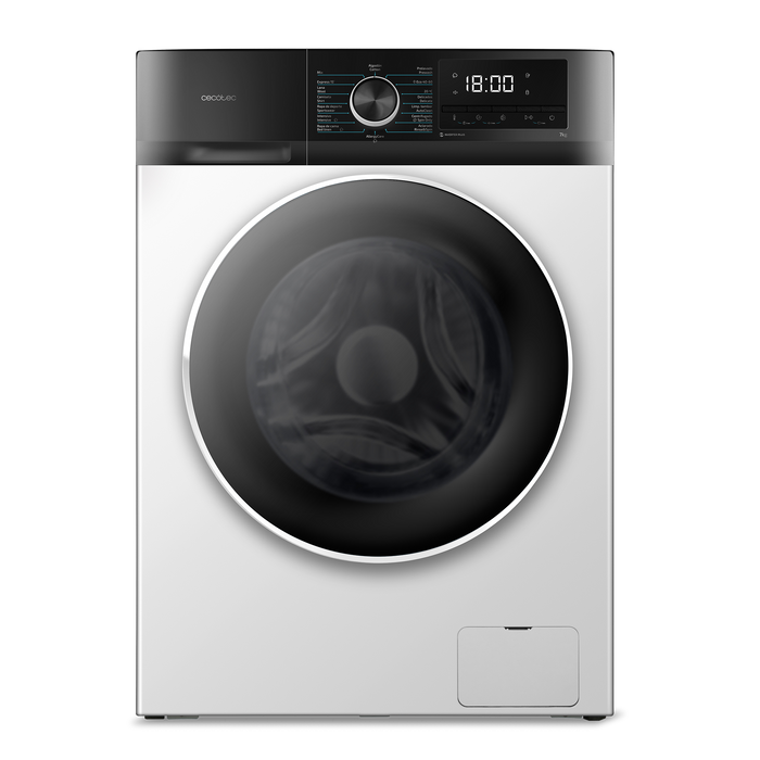 Mașină de spălat rufe Cecotec Bolero DressCode 7500 Inverter, 7 kg, 1400 rpm, 16 programe, clasa A