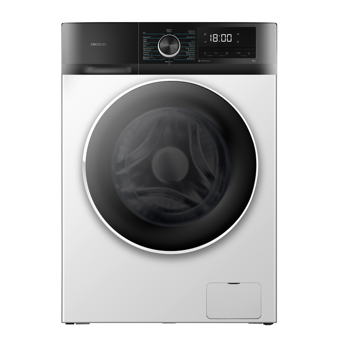 Mașină de spălat rufe Cecotec Bolero DressCode 8500 Inverter A, 8 kg, 1400 rpm, 16 programe, clasa A