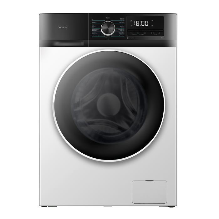 Mașină de spălat rufe Cecotec Bolero DressCode 9500 Inverter A, 9 kg, 1400 rpm, clasa A, albă
