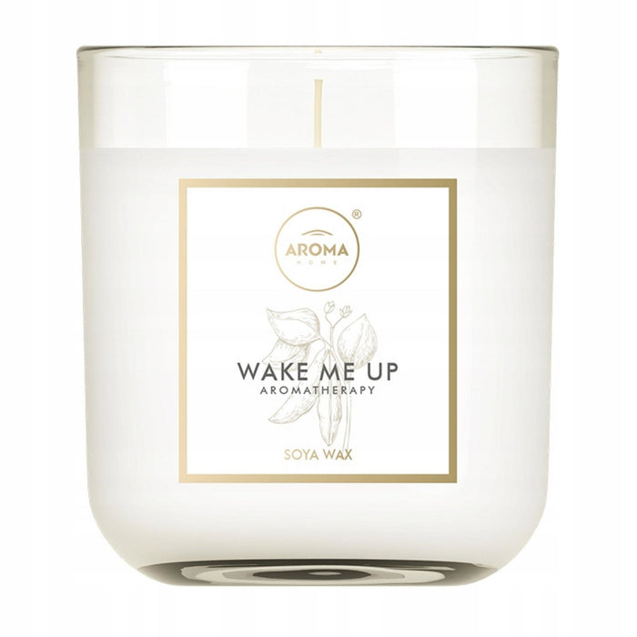 Lumânare parfumată Aroma Home Wake Me Up, din ceară de soia, 150 g