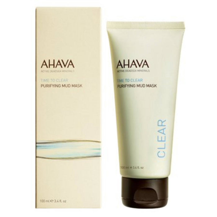 Mască de față Ahava Time To Clear, purificatoare, cu noroi, 100 ml