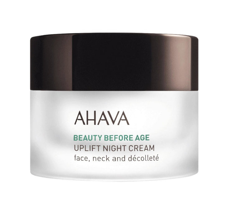Cremă de noapte Ahava Beauty Before Age Uplift, hidratantă și nutritivă, pentru față, gât și decolteu, 50 ml