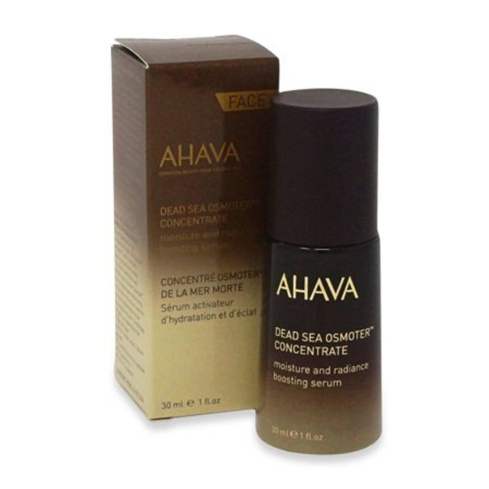 Ser de față Ahava Dead Sea Osmoter Concentrate, hidratant și pentru strălucire, 30 ml
