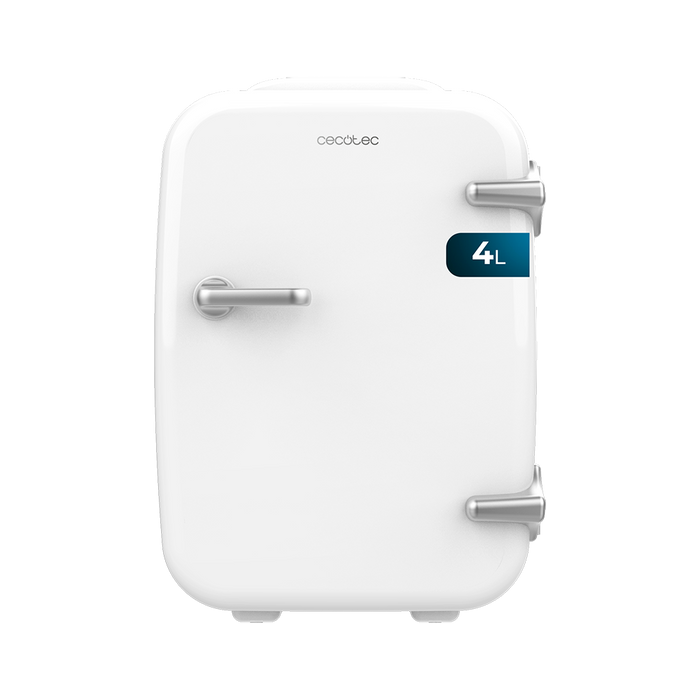 Mini frigider Cecotec Bolero MiniCooling 4L Habana White, 4 l, 12–220 V, alb