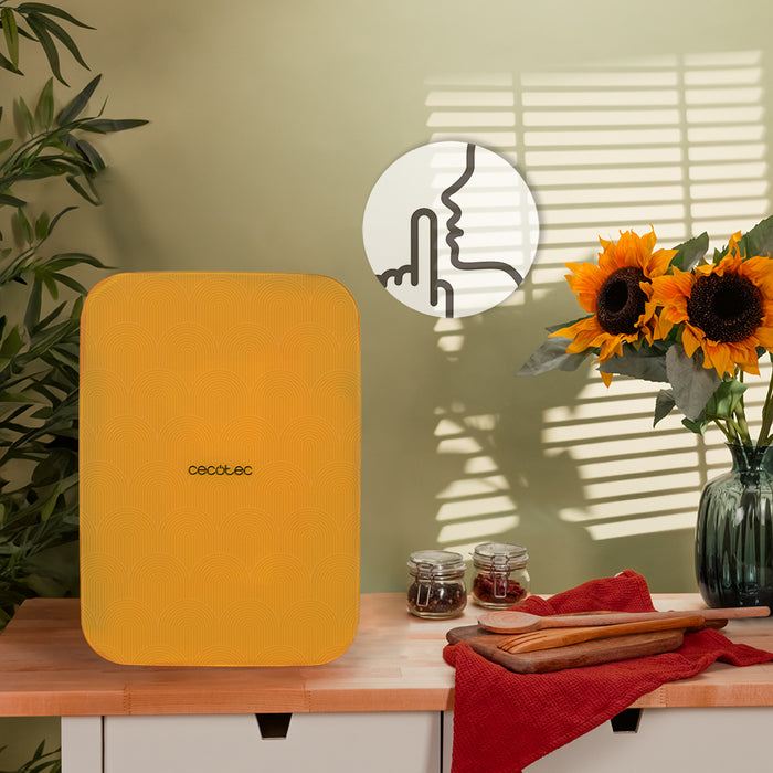 Mini frigider Cecotec Bolero MiniCooling 20L Bahamas Pat 2, 20 l, 7–65 °C, clasa E, auriu