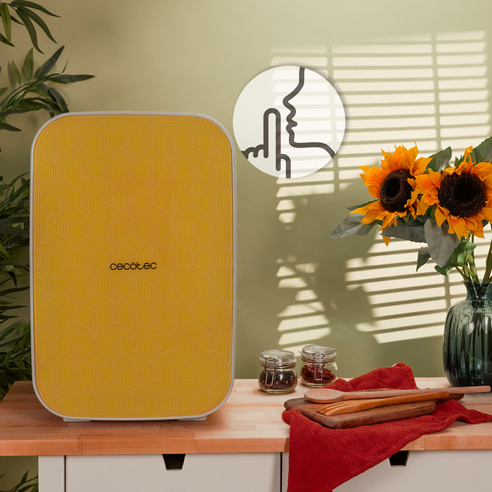 Mini frigider Cecotec Bolero MiniCooling 25L Bahamas Pat 2, 25 l, 12–220 V, clasa E, auriu