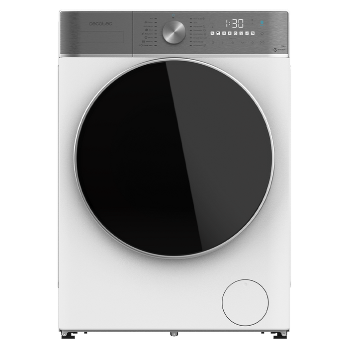 Mașină de spălat rufe Cecotec Bolero DressCode 9800 Inverter A, 9 kg, 1400 rpm, clasa A, albă