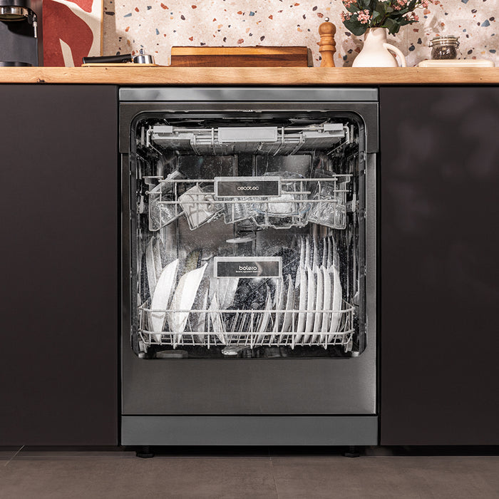Mașină de spălat vase Cecotec Bolero Aguazero 6200 Inox D, 14 seturi, 6 programe, clasa D, inox