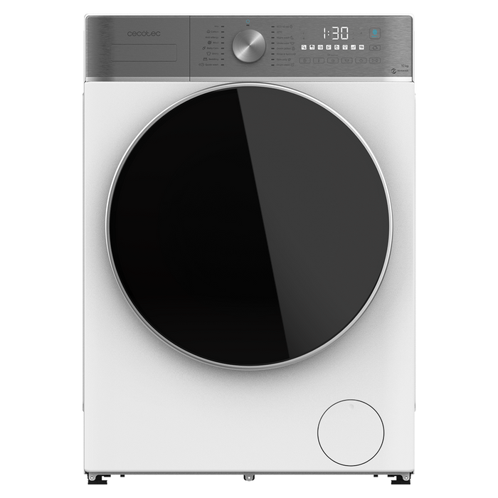 Mașină de spălat rufe Cecotec Bolero DressCode 10800 Inverter Steel A, 10 kg, 1400 rpm, 16 programe, clasa A