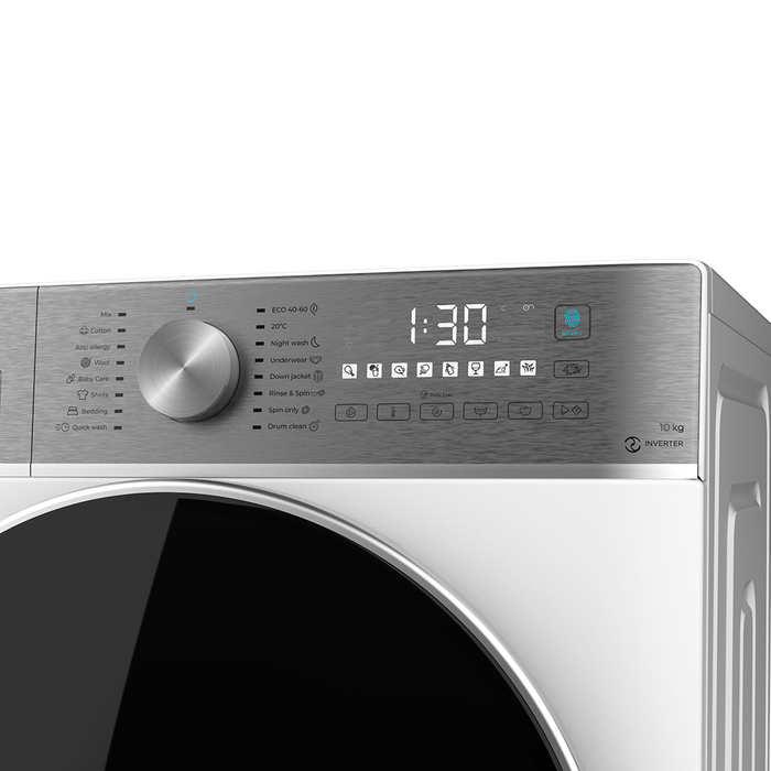 Mașină de spălat rufe Cecotec Bolero DressCode 10800 Inverter Steel A, 10 kg, 1400 rpm, 16 programe, clasa A
