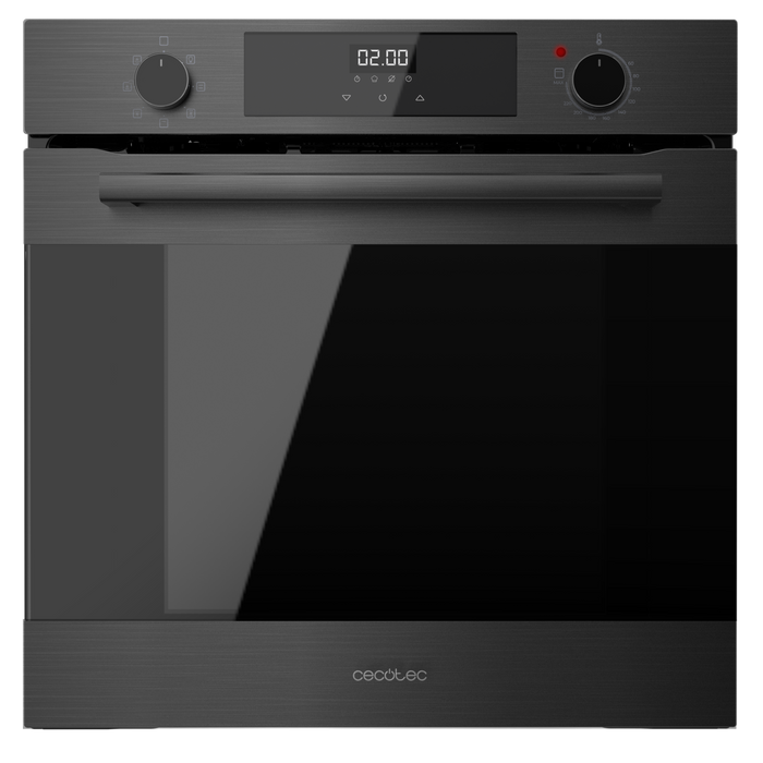 Cuptor încorporabil multifuncțional Cecotec Bolero Hexa M226000 Matt A, 72 l, 2800 W, clasa A, negru mat