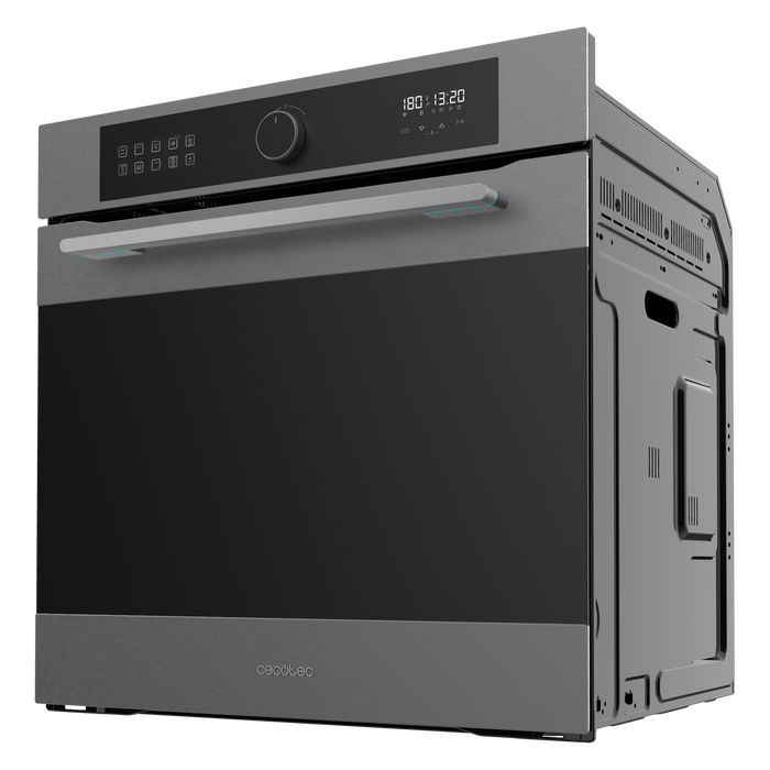Cuptor încorporabil cu Air Fryer Cecotec Bolero Hexa AF316000 Matt A, 81 l, 11 funcții, clasa A, negru mat