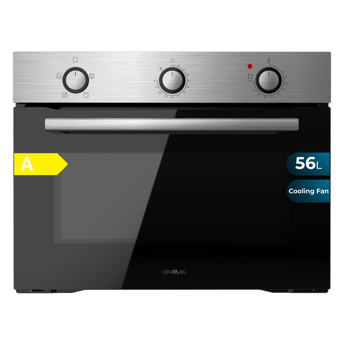 Cuptor încorporabil Cecotec Bolero Hexa C134500 Inox A, 56 l, 2600 W, clasa A, inox