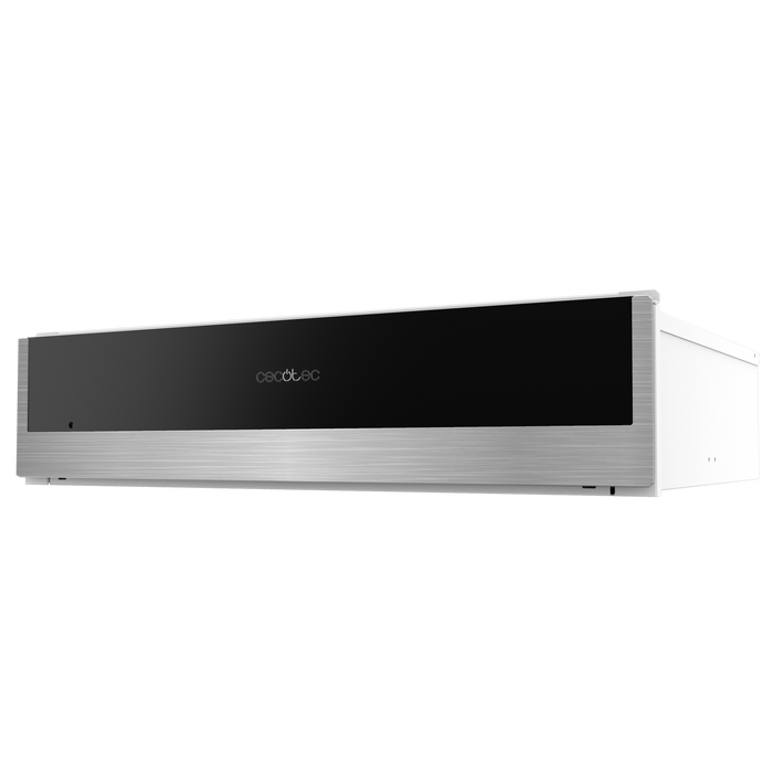 Sertar încălzitor încorporabil Cecotec Bolero Hexa WD Edge, 60 cm, 30–80 °C, negru