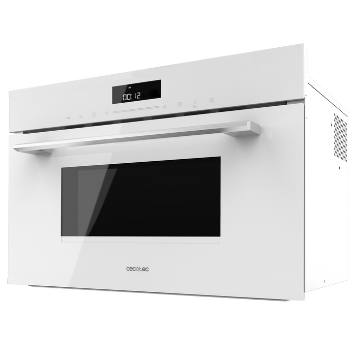 Cuptor cu microunde încorporabil Cecotec Bolero Hexa MW703800 Glass White, 34 l, grill, alb