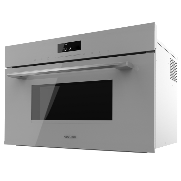 Cuptor cu microunde încorporabil Cecotec Bolero Hexa MW703800 Glass Grey, 34 l, 59,5 × 50,1 × 38,2 cm, gri