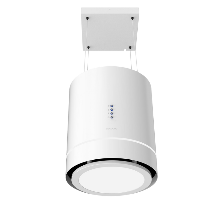 Hotă insulă Cecotec Bolero Flux CRE 448000 White A++, 712 m³/h, 210 W, 38 cm, clasa A++