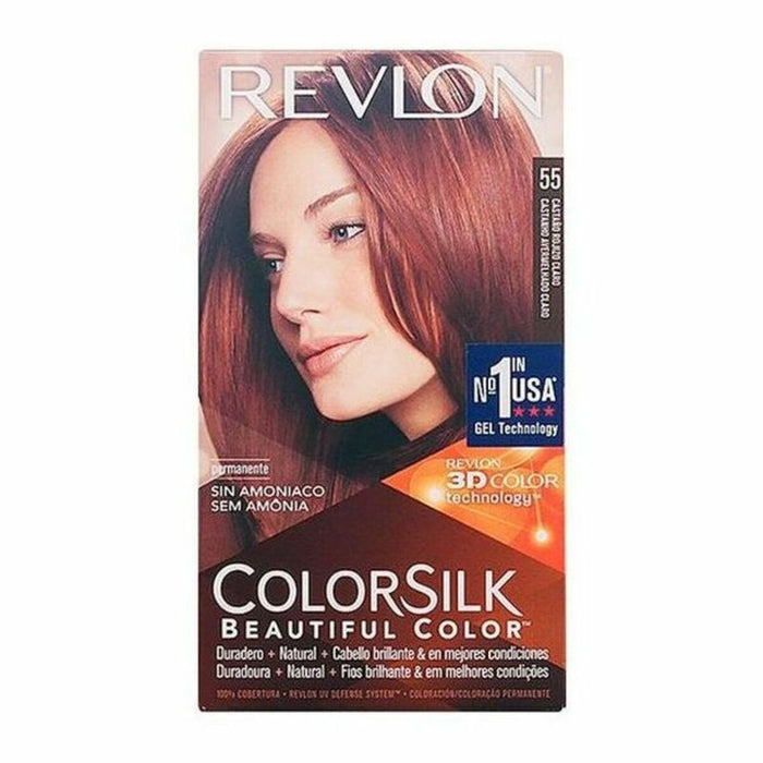 Vopsea Fără Amoniac Colorsilk Revlon 929-95554 Lengvai ruda (1 Unități)