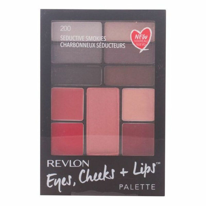 Etui pentru Pensule de Machiaj Eyes Cheeks Lips Revlon